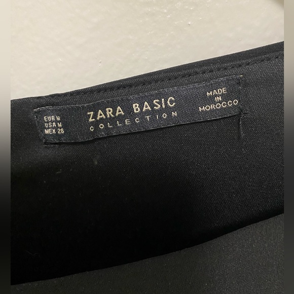 Zara Basics Wrap Croped Top - Picture 5 of 5